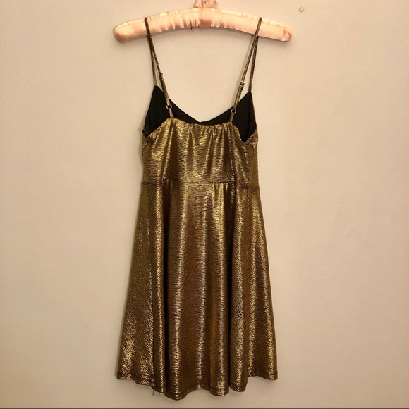 Gold Forever 21 Formal Dress - Picture 3 of 4